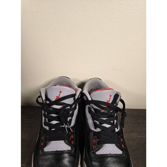 Size 9 - Air Jordan 3 Retro OG 2024 Black Cement Men's Basketball Shoes - Picture 4 of 8